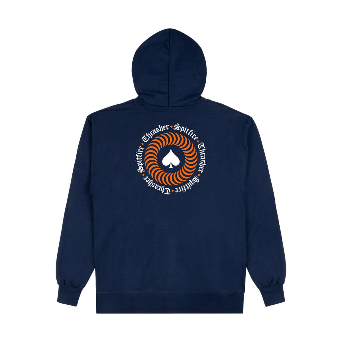 Thrasher X Spitfire The End Oath Hoodie Navy - Venue Skateboards