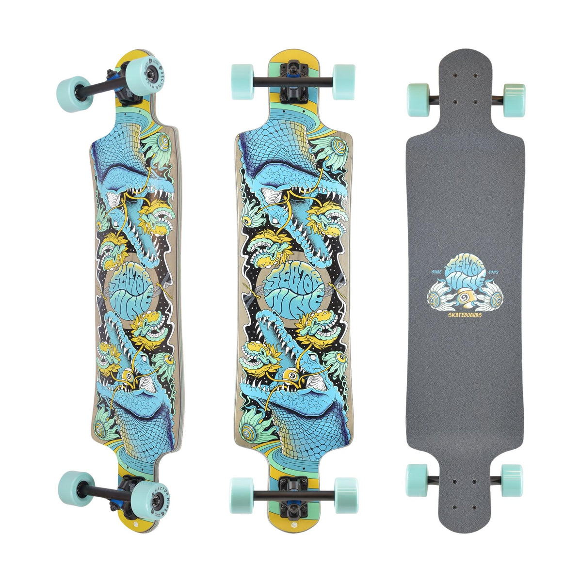 Sector 9 Faultline Feast Longboard Complete - Venue Skateboards