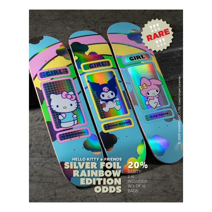 Girl X Hello Kitty Malto Rainbow Blind Bag 8.25&quot; Deck - Venue Skateboards
