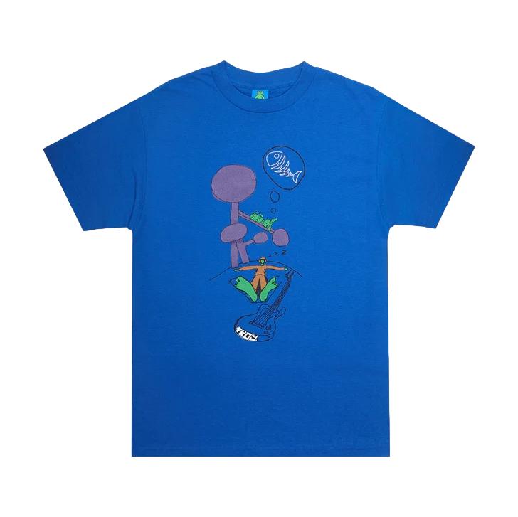 Frog Snoozer T-Shirt Royal - Venue Skateboards