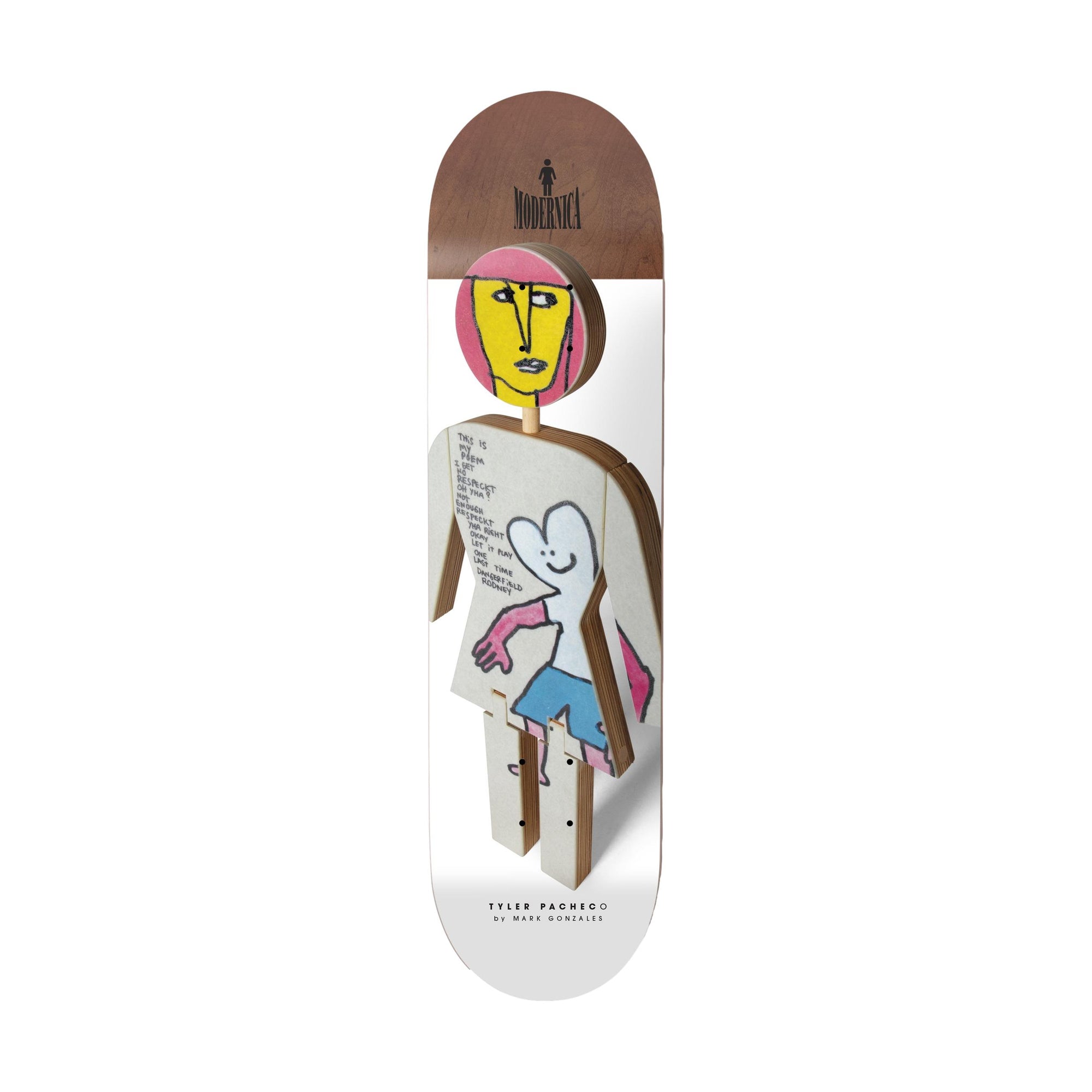 Girl Pacheco Modernica 8.5" Deck - Venue Skateboards