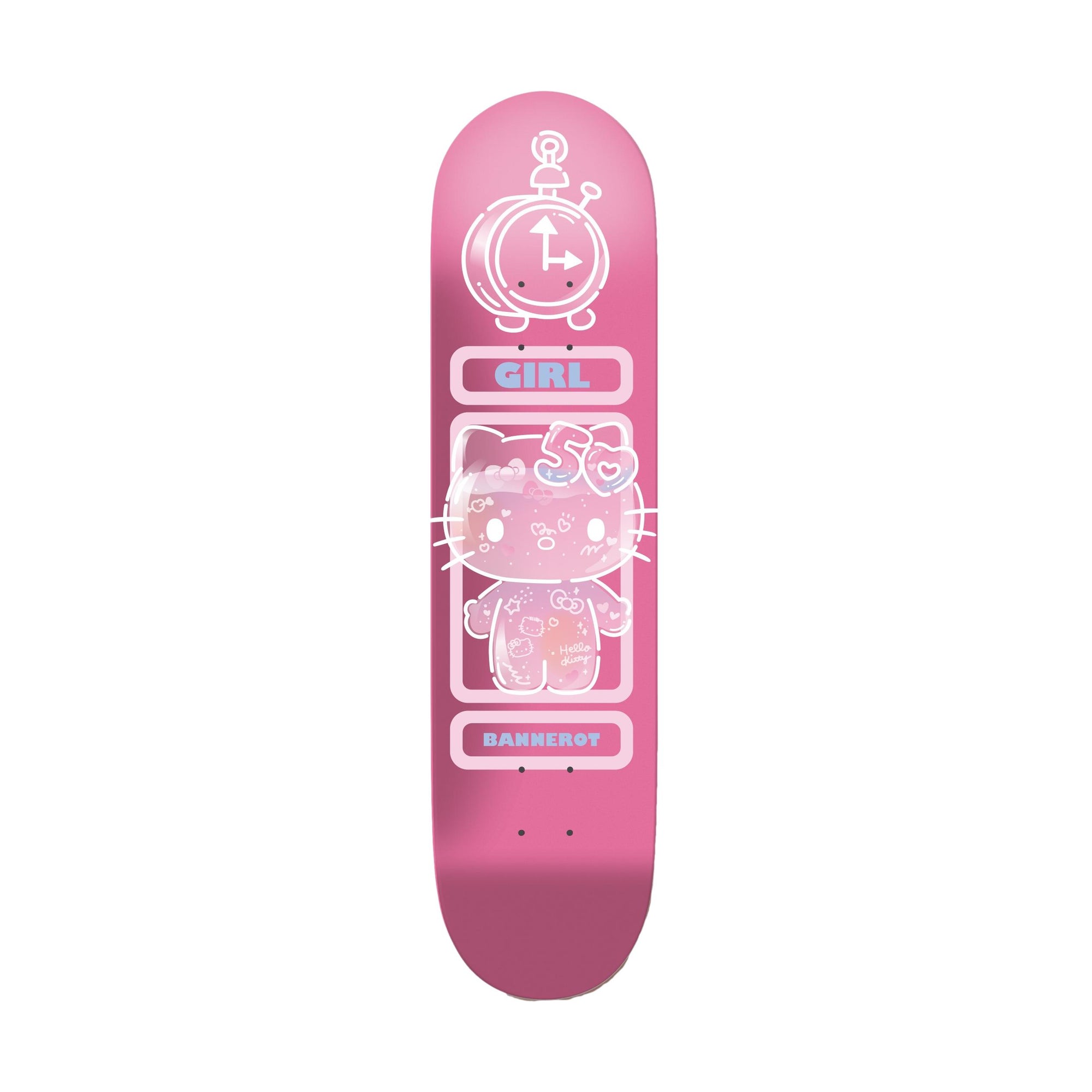 Girl X Hello Kitty 50 Year Anniversary Bannerot 8" Deck - Venue Skateboards