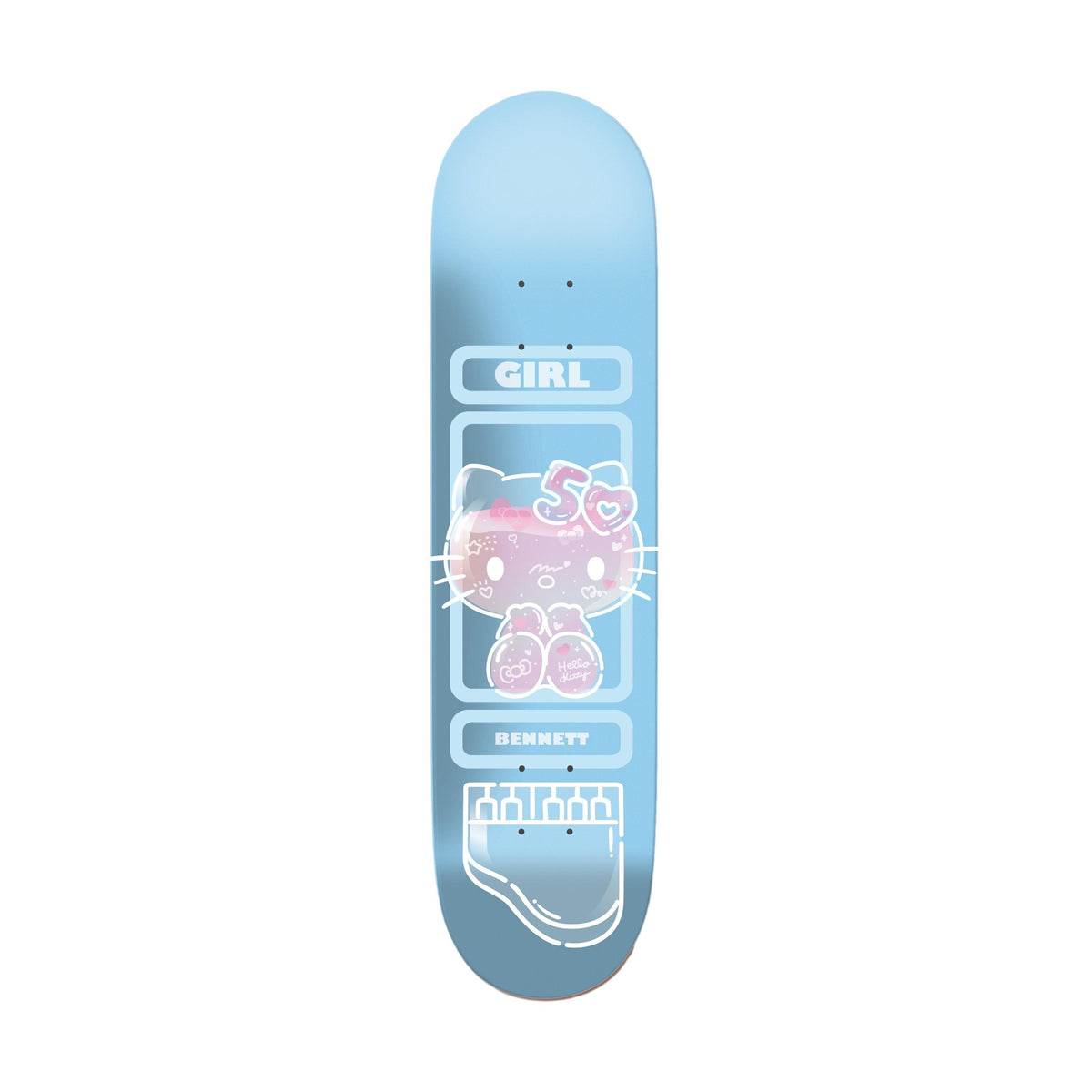 Girl X Hello Kitty 50 Year Anniversary Bennett 8&quot; Deck - Venue Skateboards