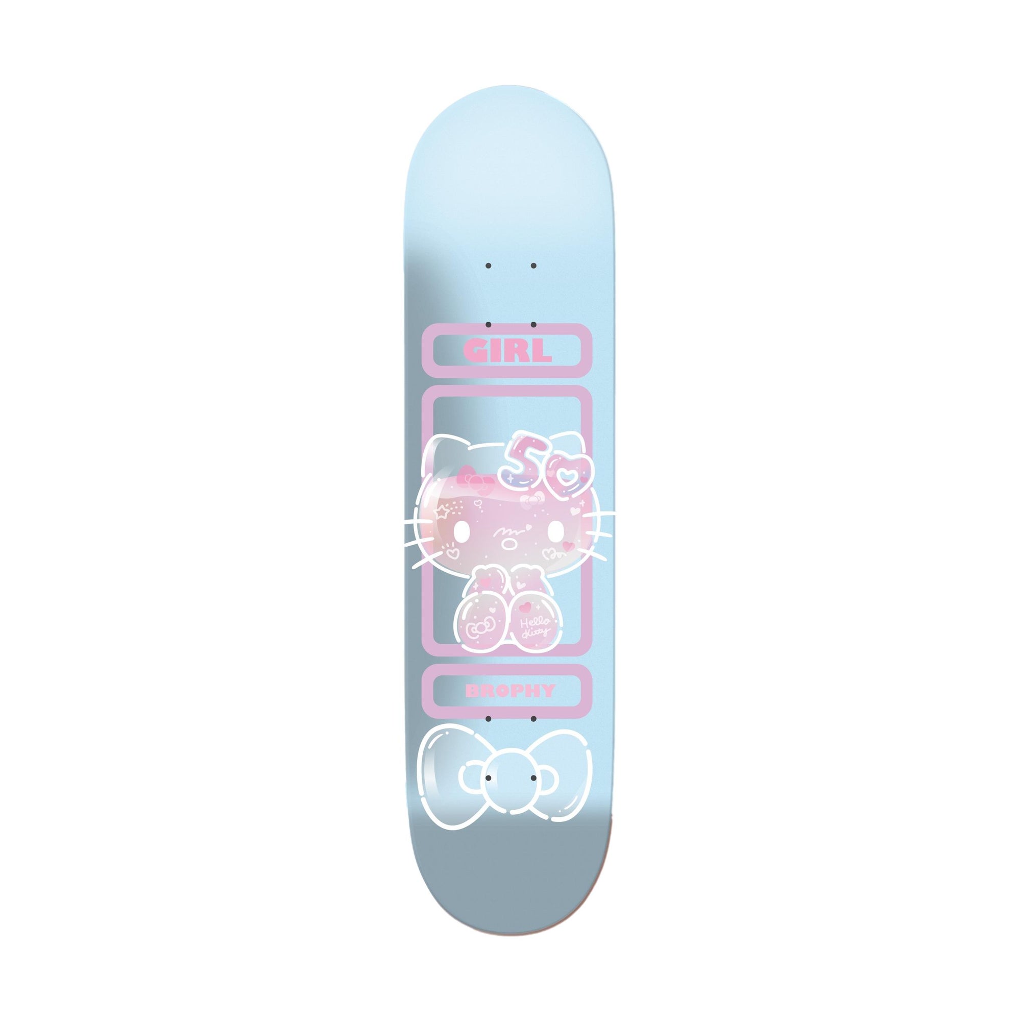 Girl X Hello Kitty 50 Year Anniversary Brophy 8.25" Deck - Venue Skateboards