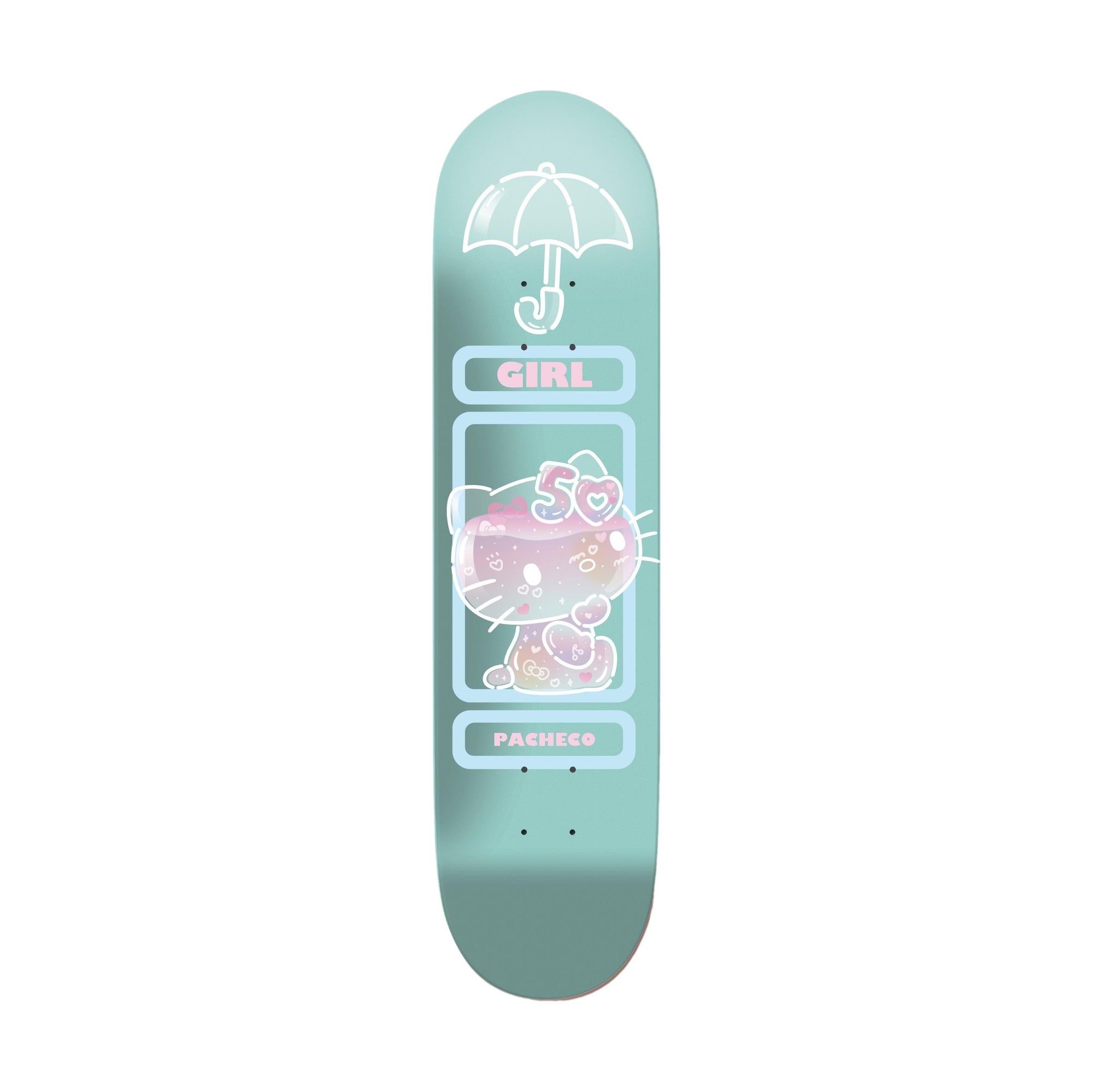 Girl X Hello Kitty 50 Year Anniversary Pacheco 8.375" Deck - Venue Skateboards