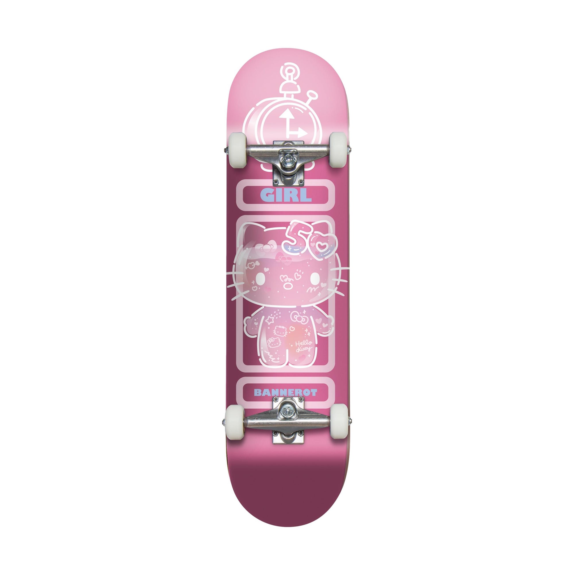 Girl X Hello Kitty 50 Year Anniversay Bannerot 7.5" Complete - Venue Skateboards