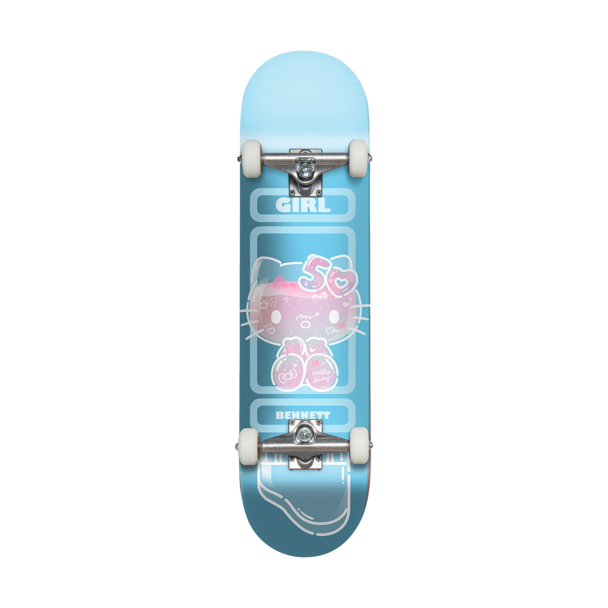 Girl X Hello Kitty 50 Year Anniversay Bennett 7.875&quot; Complete - Venue Skateboards