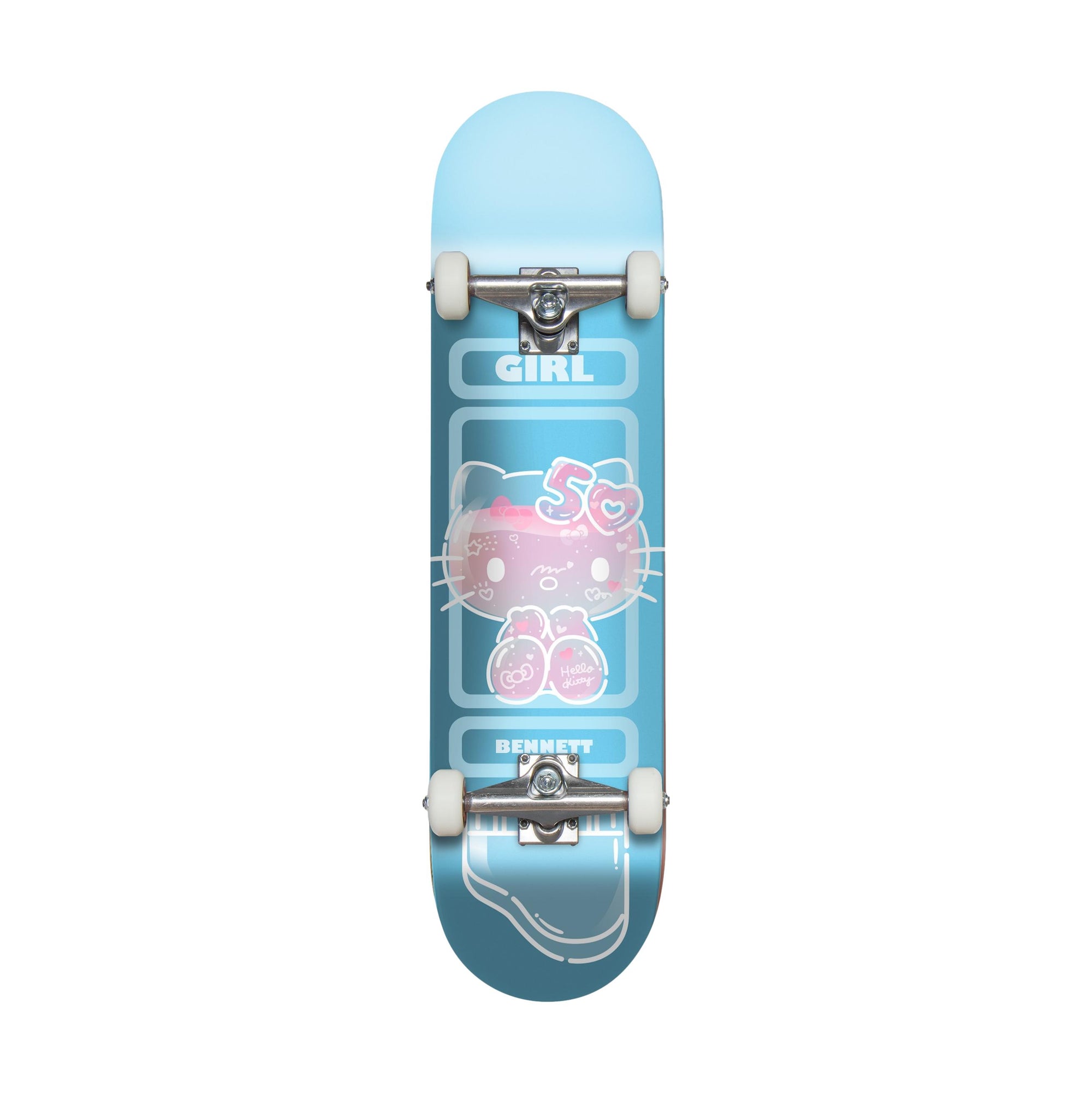 Girl X Hello Kitty 50 Year Anniversay Bennett 7.875" Complete - Venue Skateboards