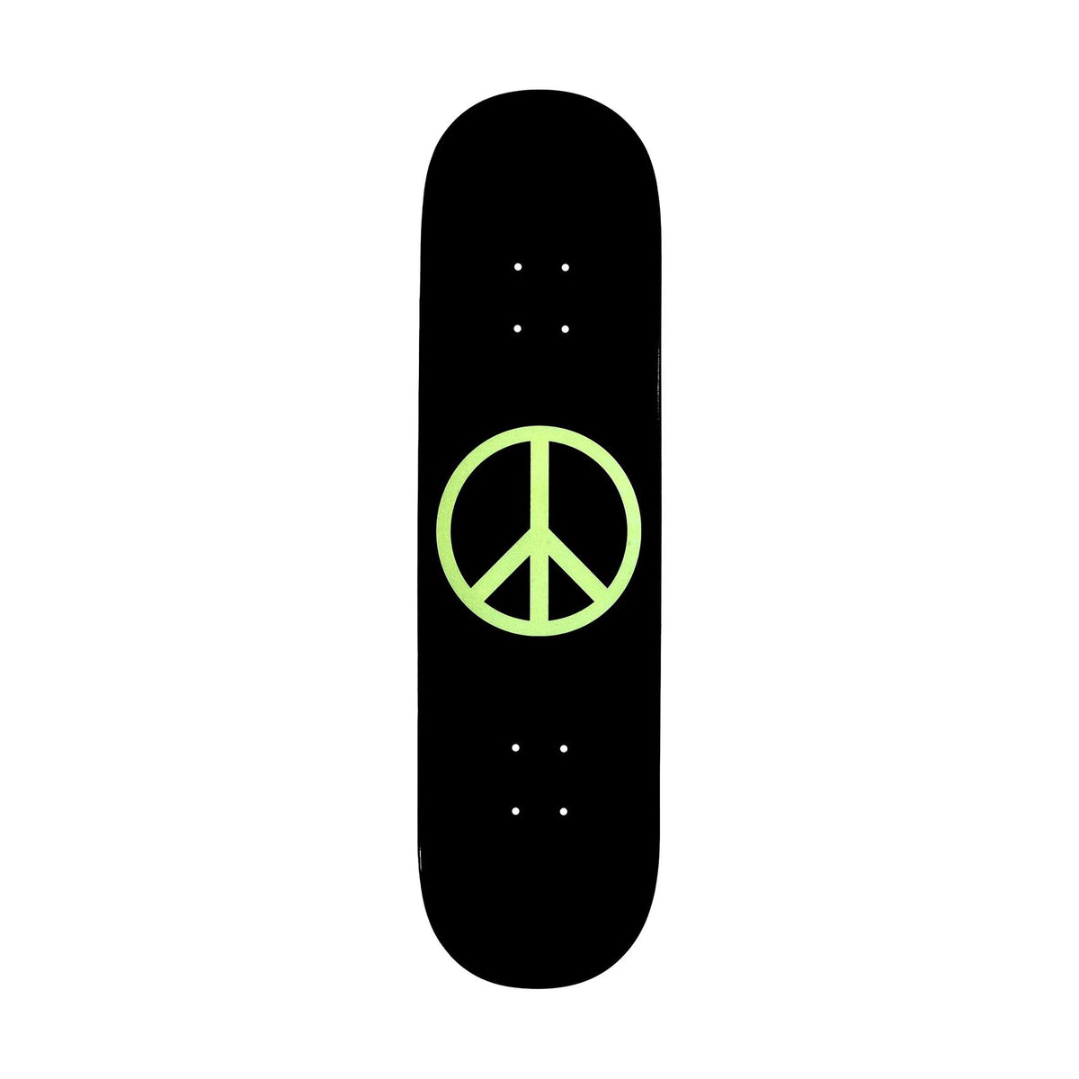 Violet Skateboards Glow in the Dark Peace Deck 8.25'