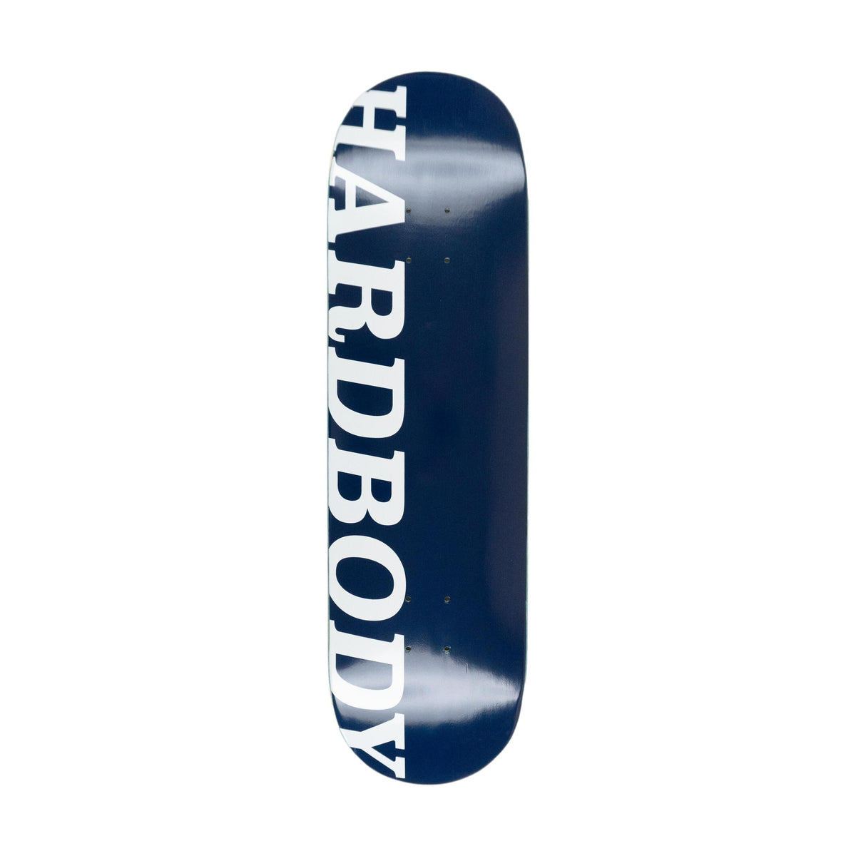 Hardbody Classic Logo Deck Navy/White 8.375&quot; - Venue Skateboards