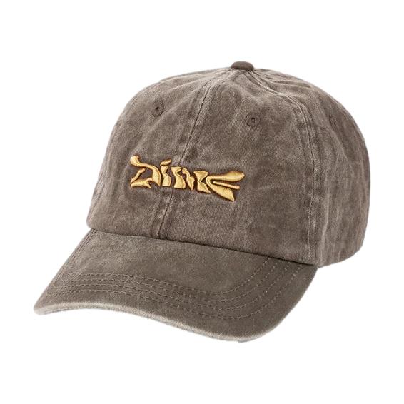 Dime Poster Low Pro Cap Khaki Washed - Venue Skateboards