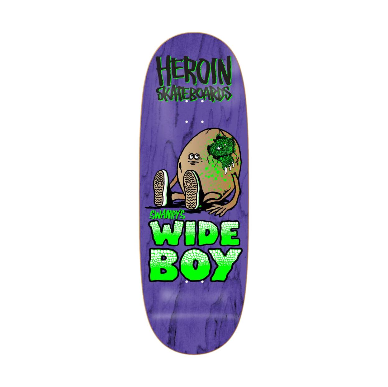 Heroin Swampy's Wide Boy 10.75" Deck - Venue Skateboards