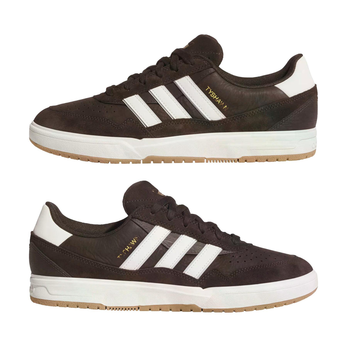 Adidas Tyshawn II Aurora Coffee/Off White/Chalk White - Venue Skateboards