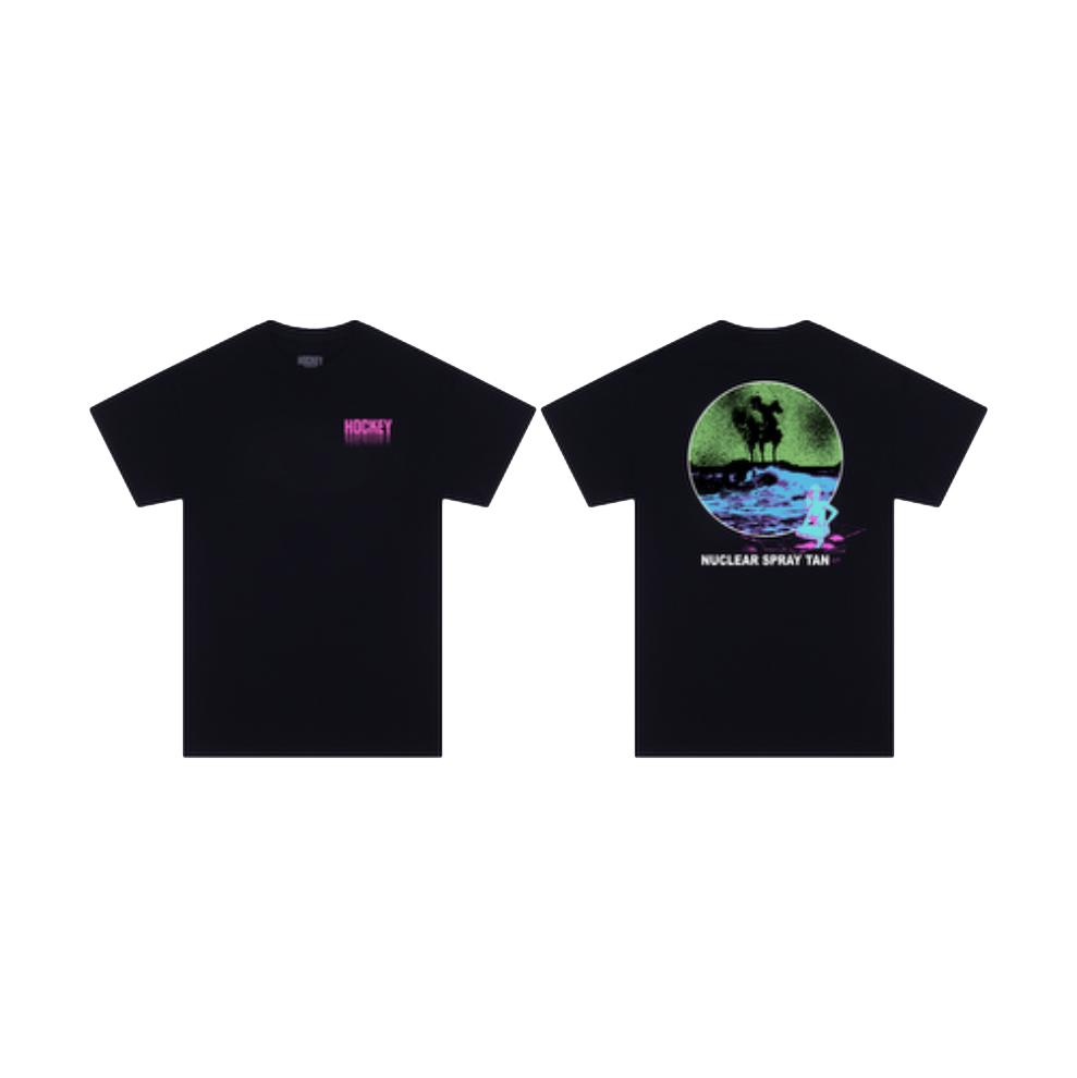 Hockey Nuclear Spray Tan T-Shirt Black - Venue Skateboards
