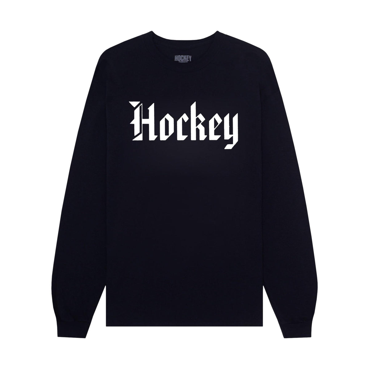 Hockey Stone Long Sleeve Tee Black - Venue Skateboards