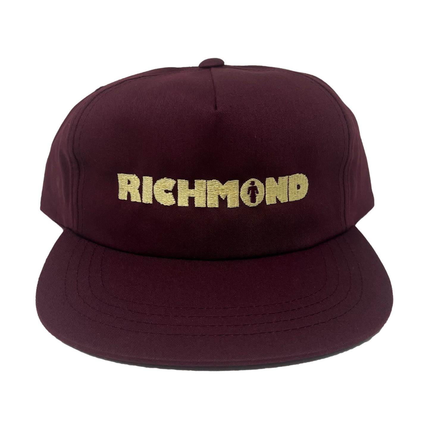 Girl Skateboards We OG Richmond Hat Maroon/Gold