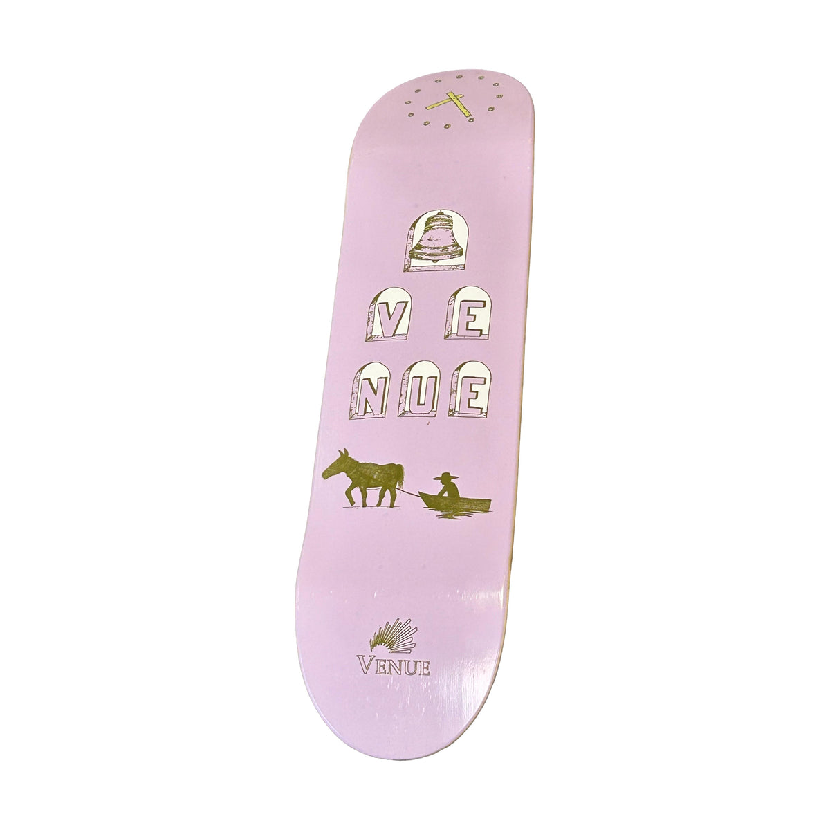 Venue James Center Donkey Pink 8" Deck - Venue Skateboards