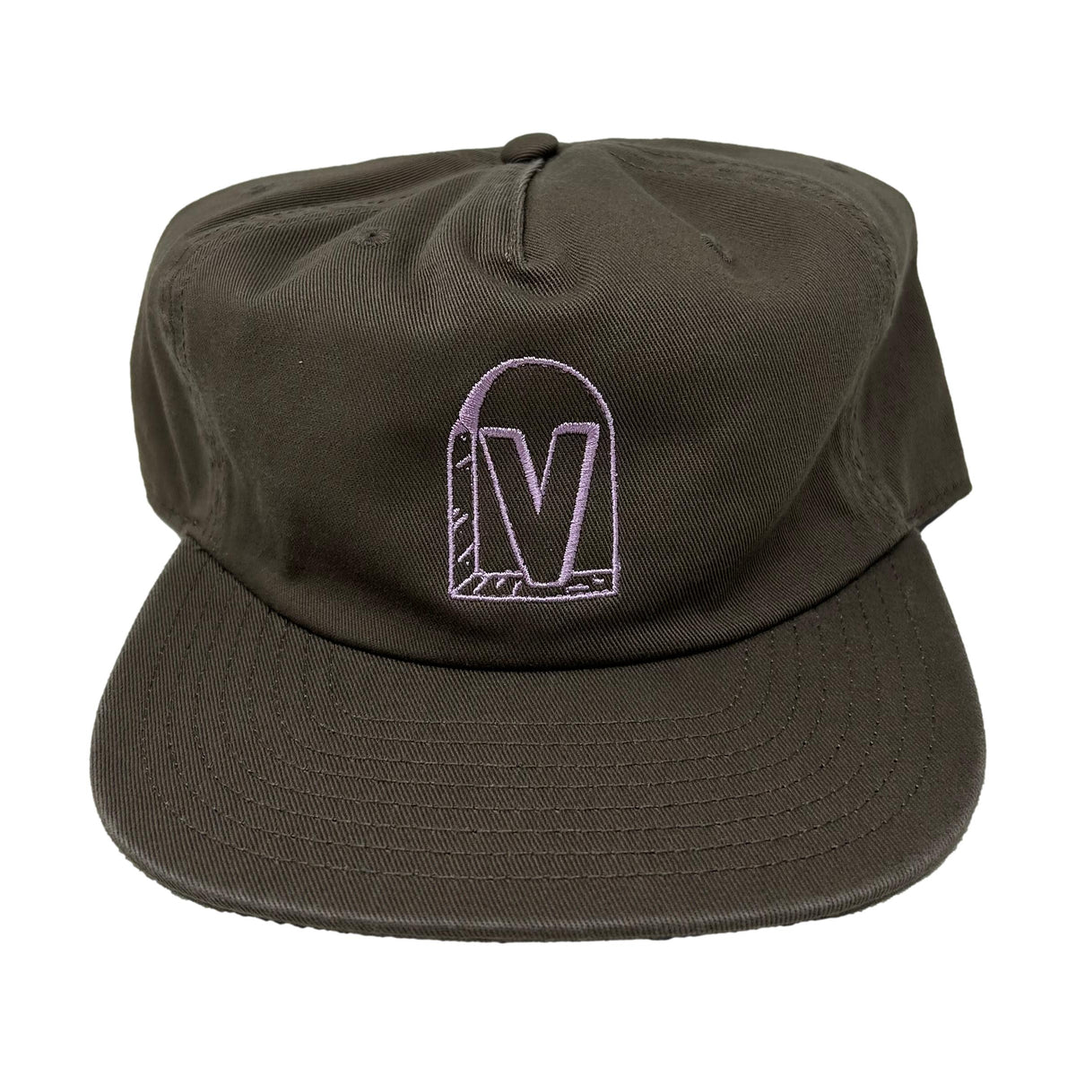 Venue James Center Bell 5 Panel Cap Walnut - Venue Skateboards