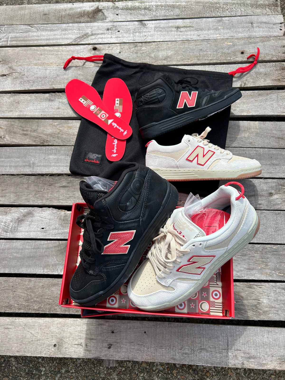 New Balance 480 X Chocolate Skateboards - Venue Skateboards