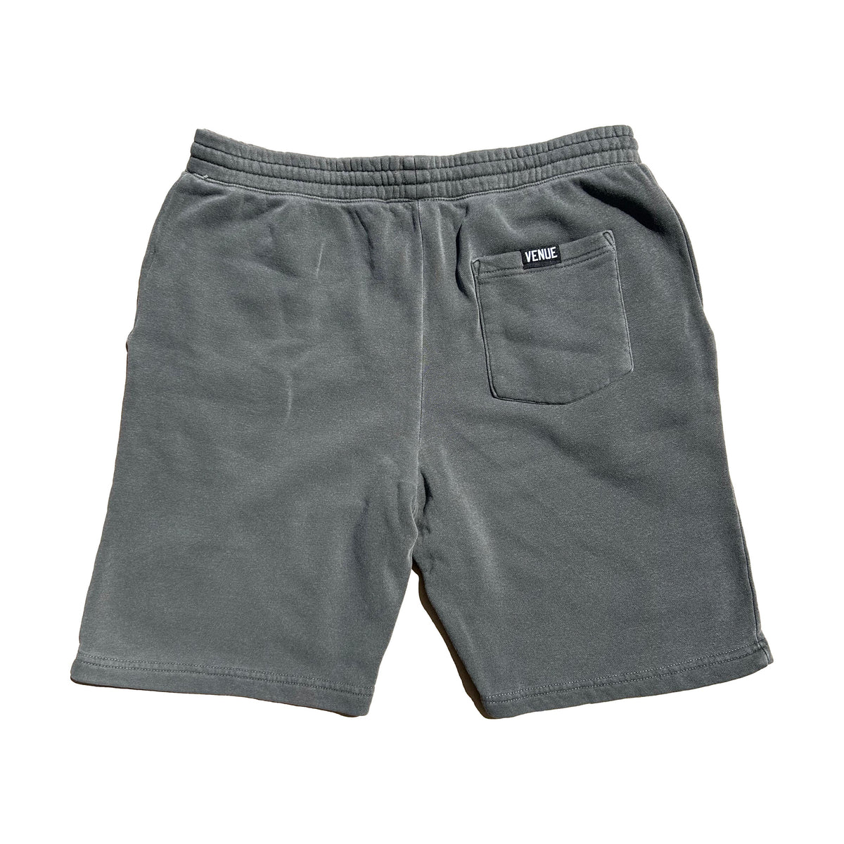 Venue Dog Logo Fleece Short Pigment Dyed Black