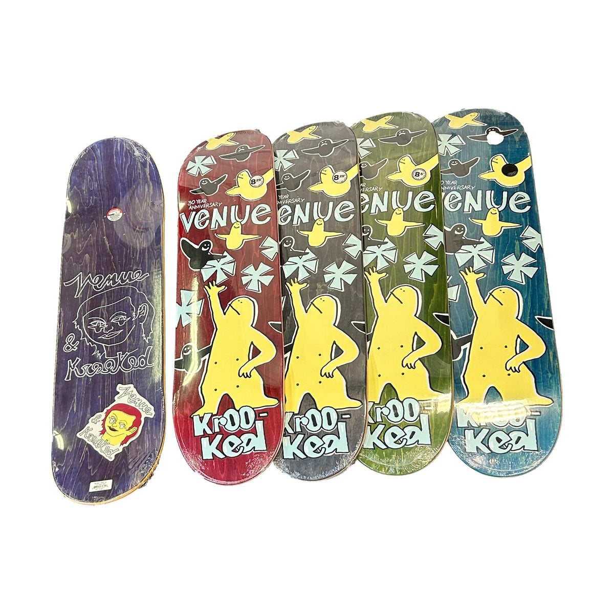 Krooked X Venue 8.28&quot; Deck - Venue Skateboards