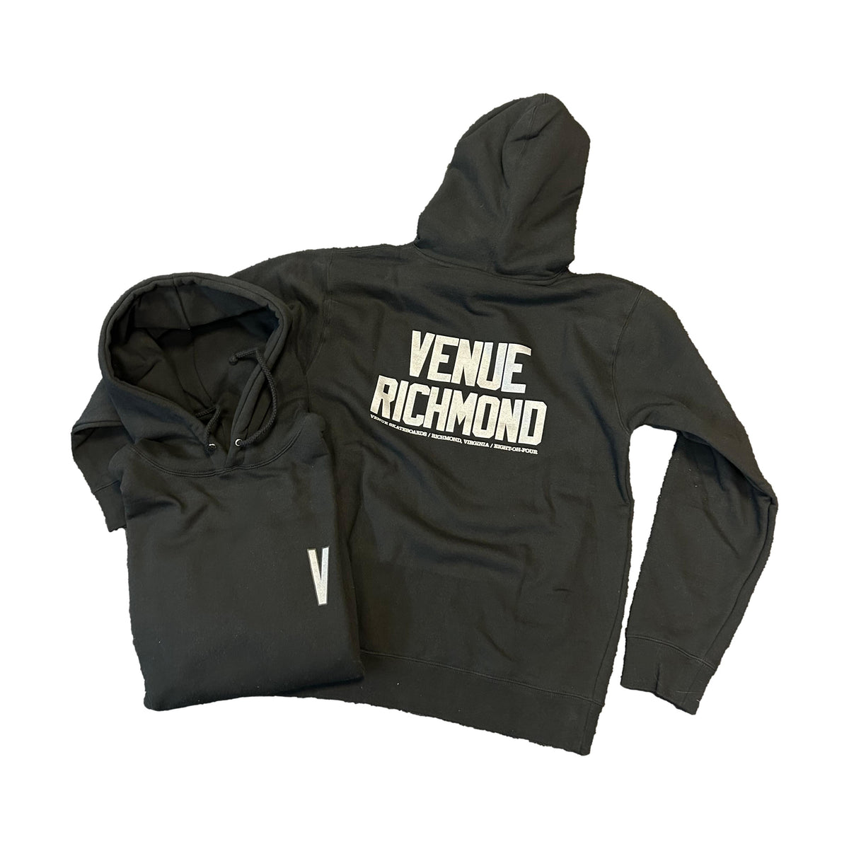 Venue &quot;Venue Richmond&quot; Heavyweight Hooded Sweatshirt Black