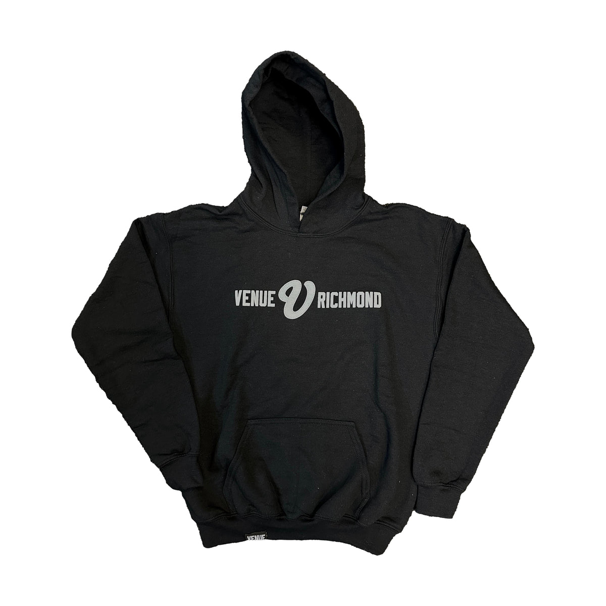 Venue Bar Logo Black Hoodie Youth - Venue Skateboards