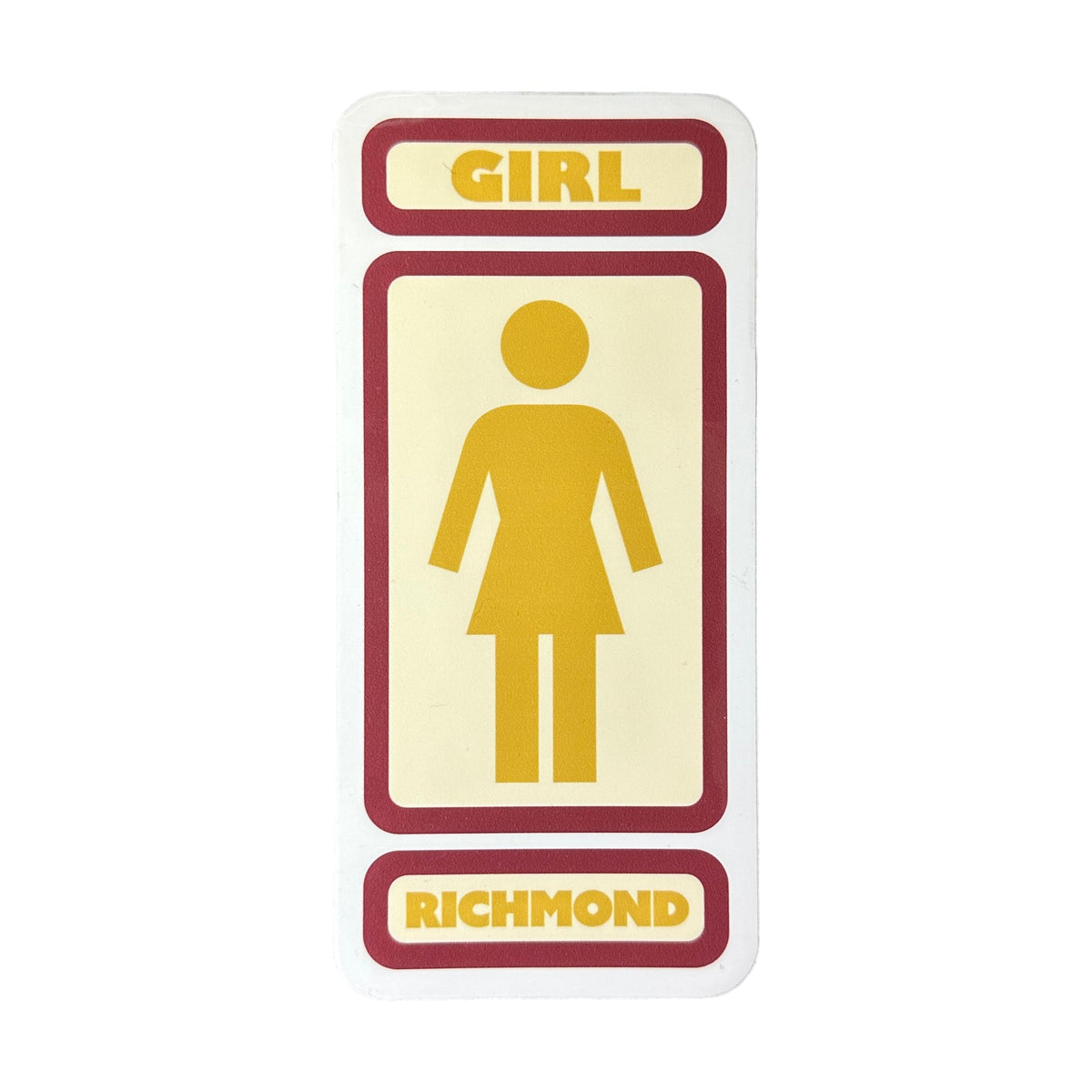 Girl We OG Richmond Sticker 2026