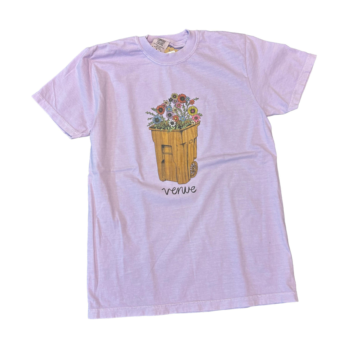 Venue Trash Can T-Shirt Orchid - Venue Skateboards