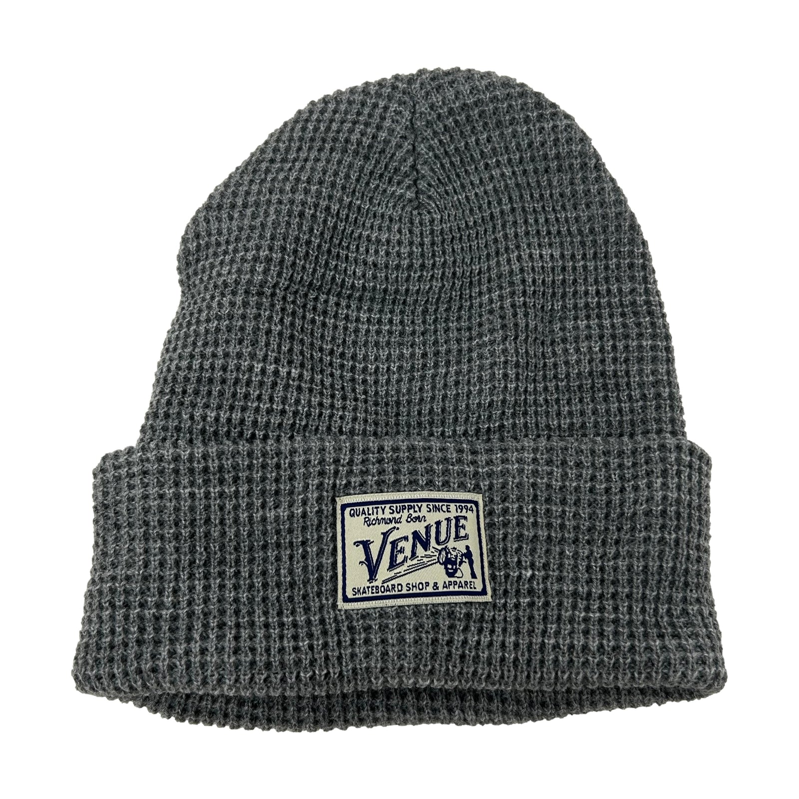 Venue Quality Supply Beanie Heather Grey - Venue Skateboards