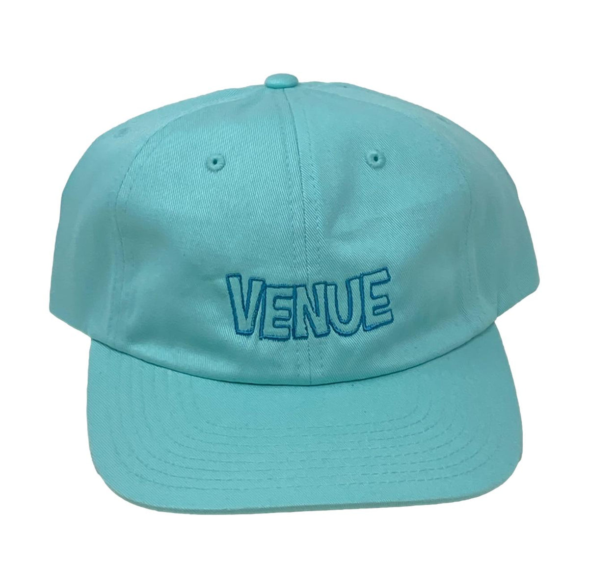 Venue Snoopy Font Unstructured Snapback Aruba Blue - Venue Skateboards