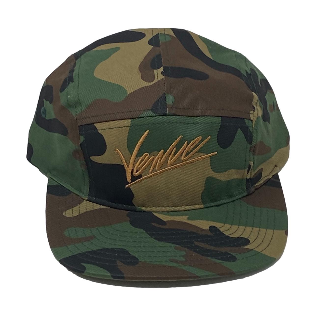 Venue 5 Panel Camo Hat w/Venue Embroidery - Venue Skateboards