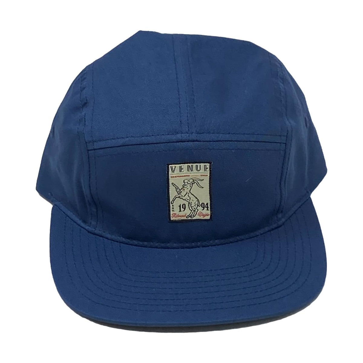 Venue Goat Label 5 Panel Hat Lt. Navy - Venue Skateboards