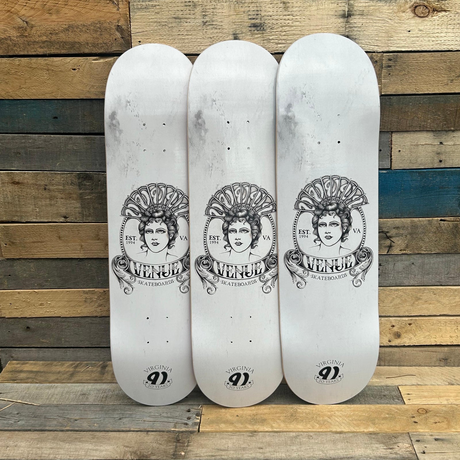 Venue Card Girl Deck - Venue Skateboards