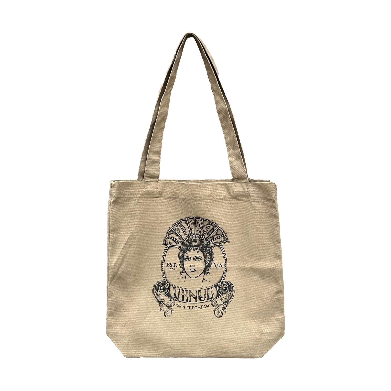 Venue Skateboards 30 Year Tote Khaki - Venue Skateboards
