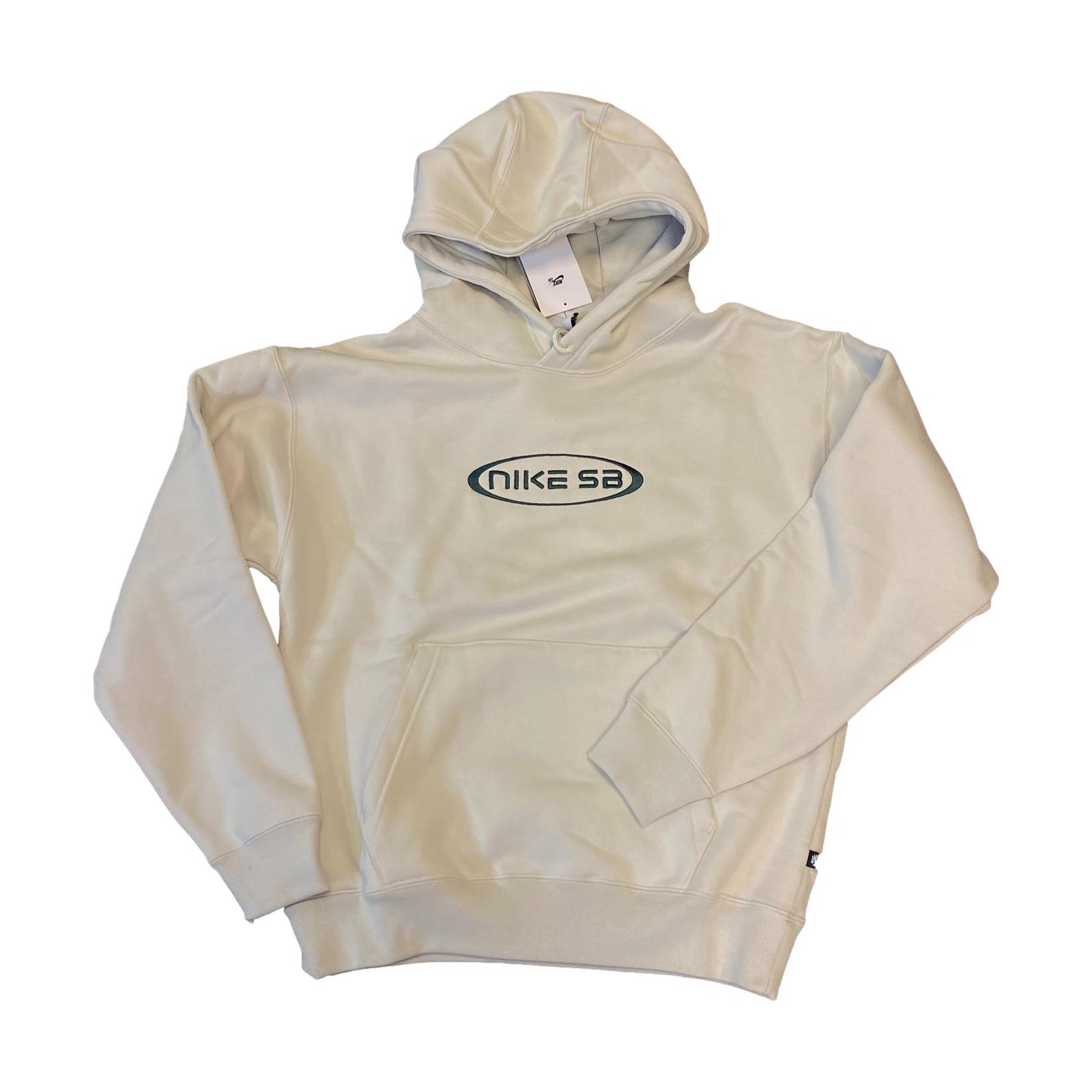 Nike SB Fleece Pullover Skate Hood Lt. Bone/Deep Jungle - Venue Skateboards