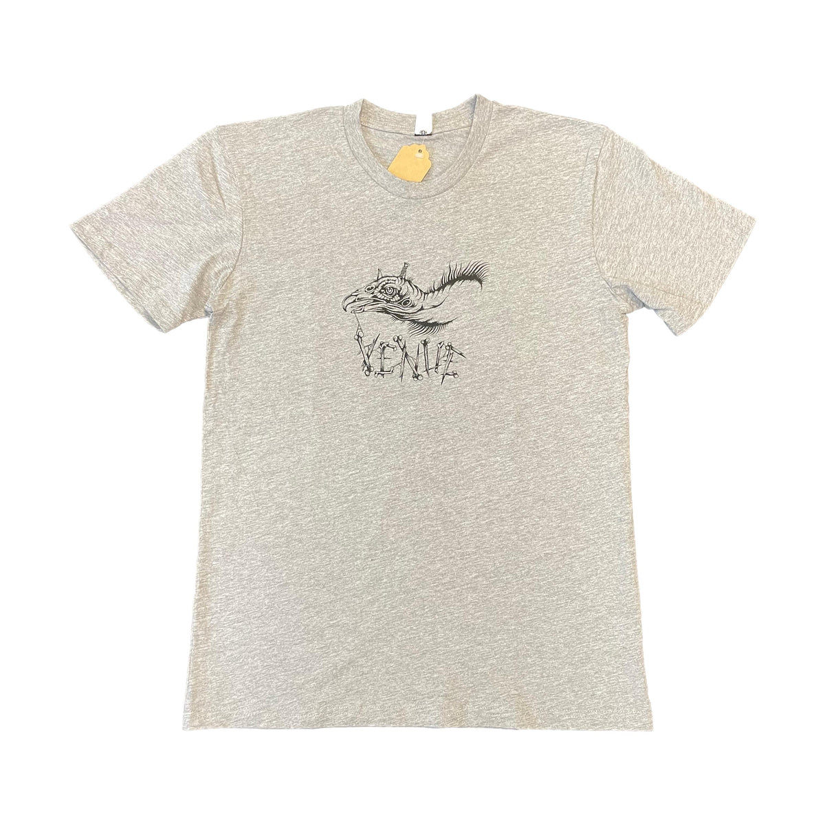 Venue Vulture T-Shirt Heather Grey - Venue Skateboards