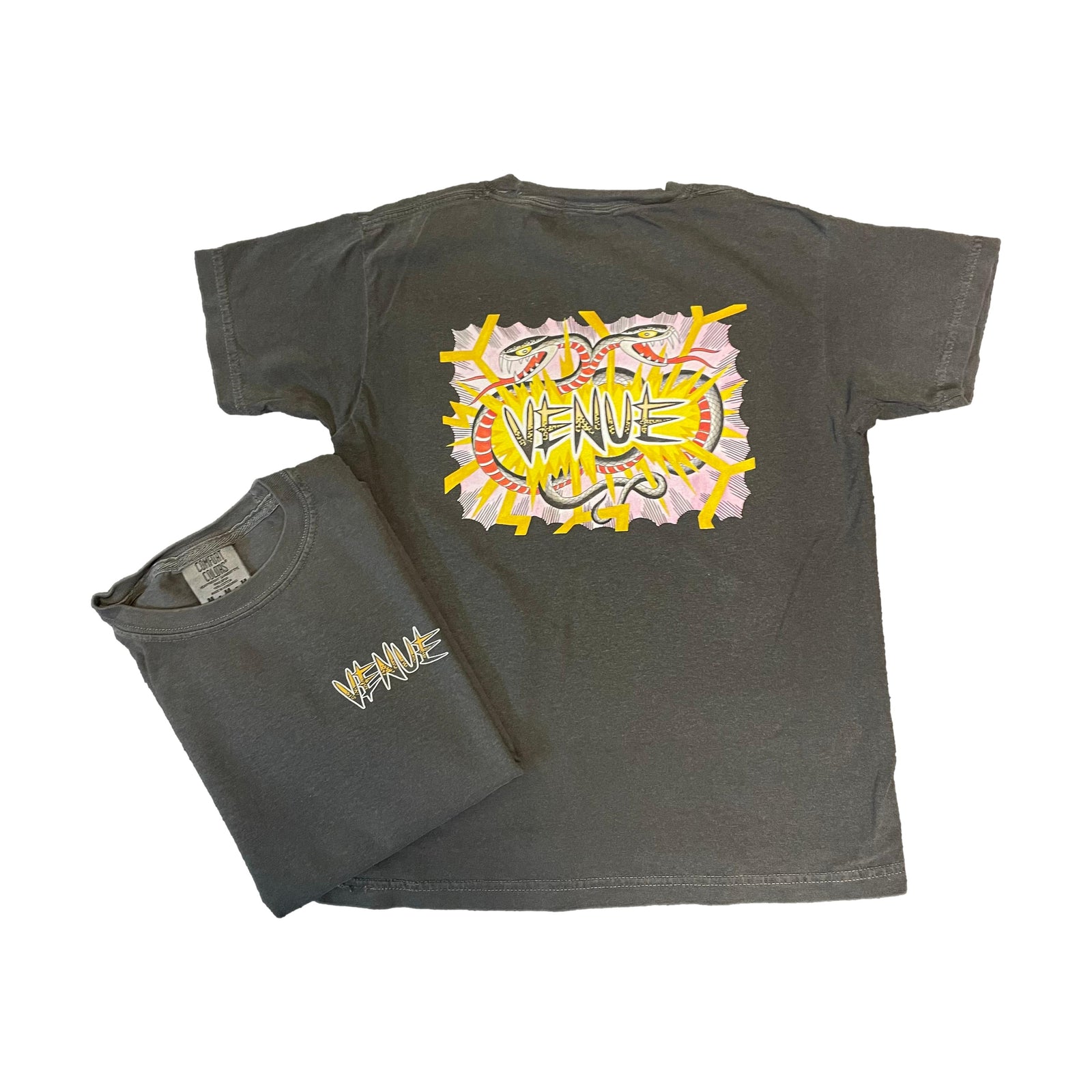 Venue Snake T-Shirt Pepper - Venue Skateboards