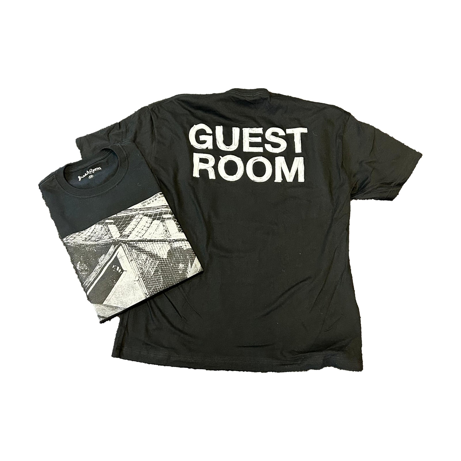 Guest Room Peeling T-Shirt Black - Venue Skateboards