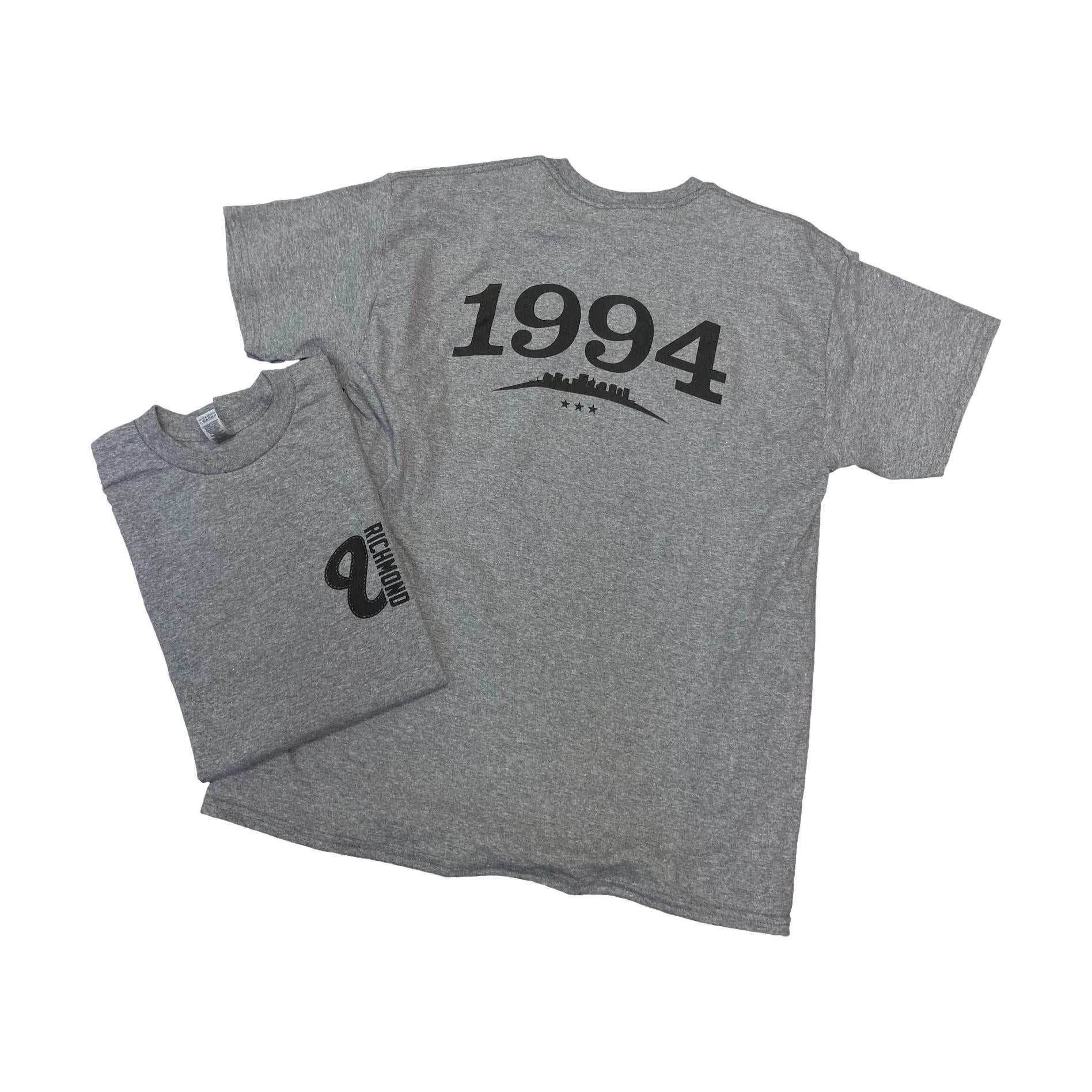 Venue 1994 Logo T-Shirt Graphite Heather - Venue Skateboards