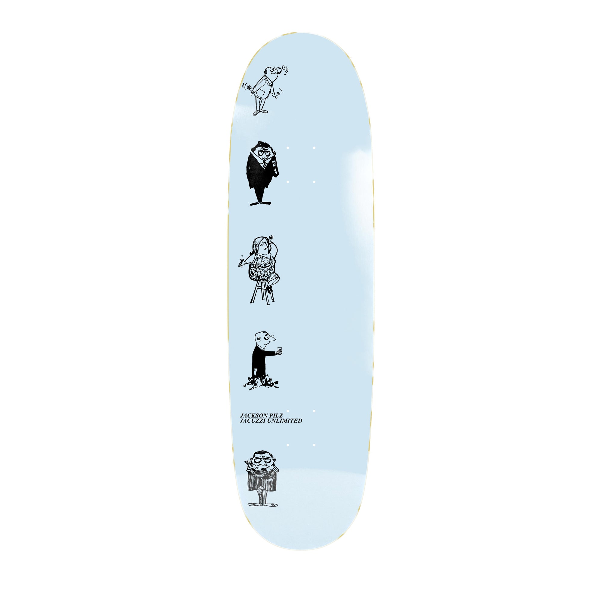 Jacuzzi Pilz Patrons 9.125" Deck - Venue Skateboards