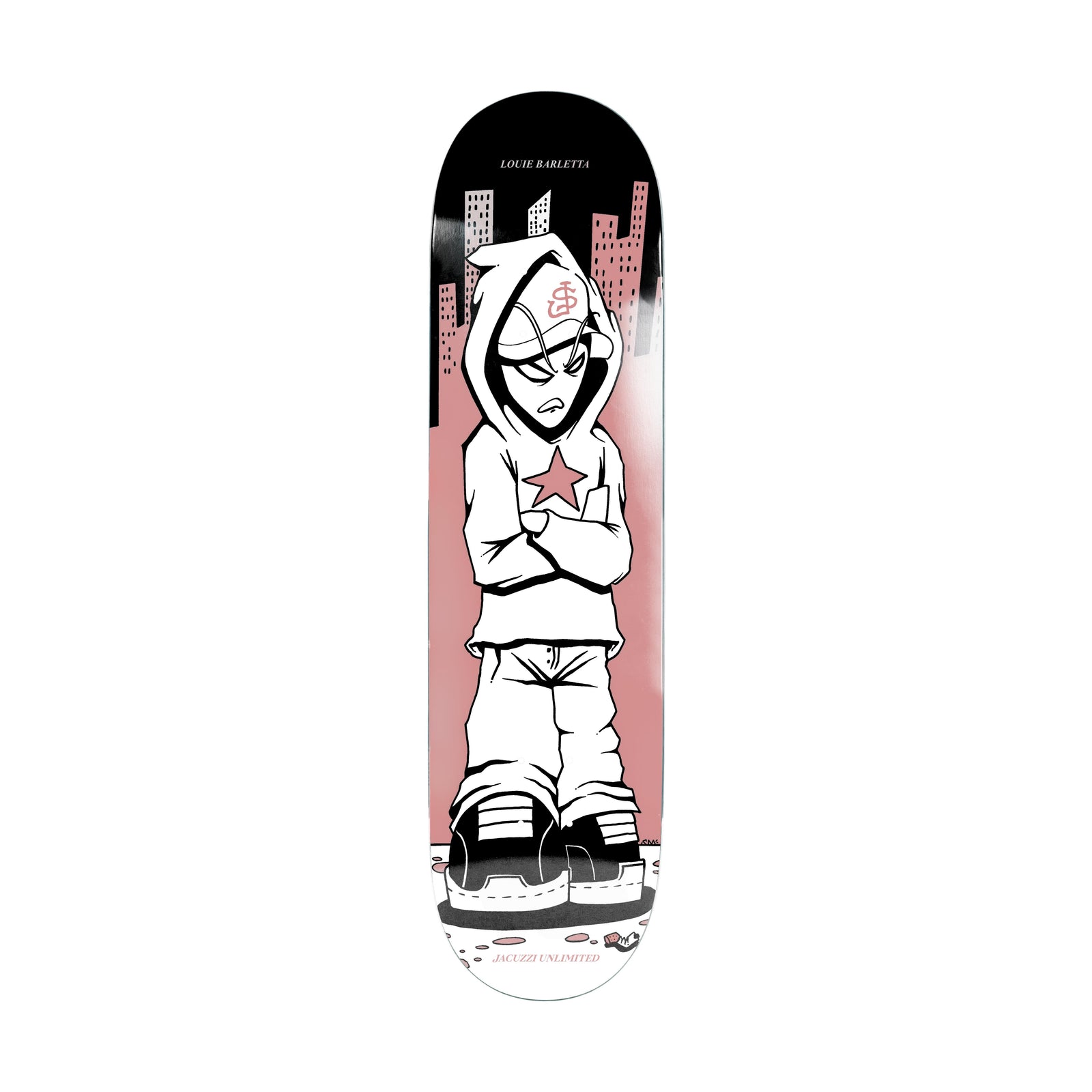 Jacuzzi Louie Barletta 408 EX7 8" Deck - Venue Skateboards