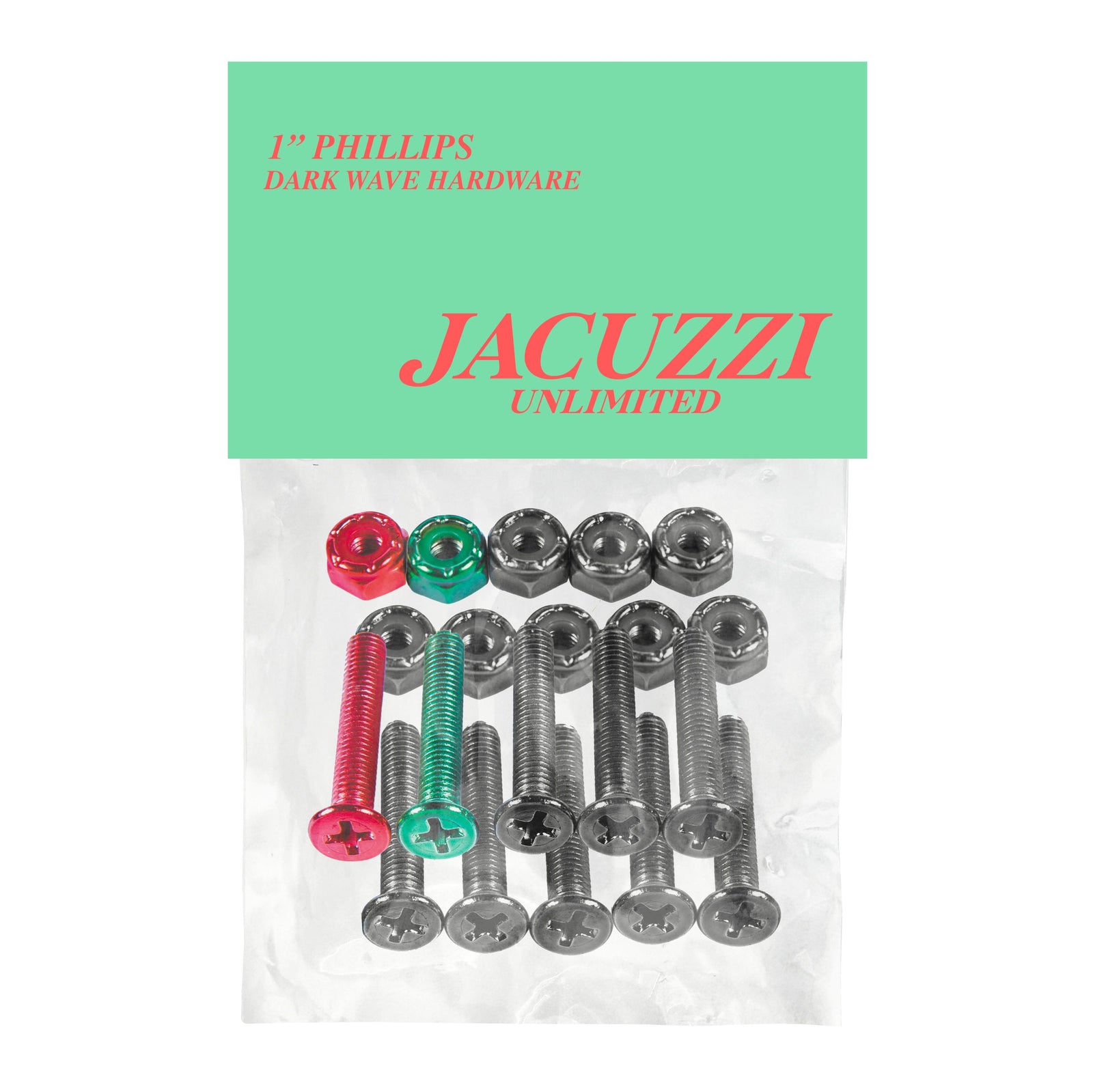 Jacuzzi Dark Wave 1" Phillips Hardware - Venue Skateboards