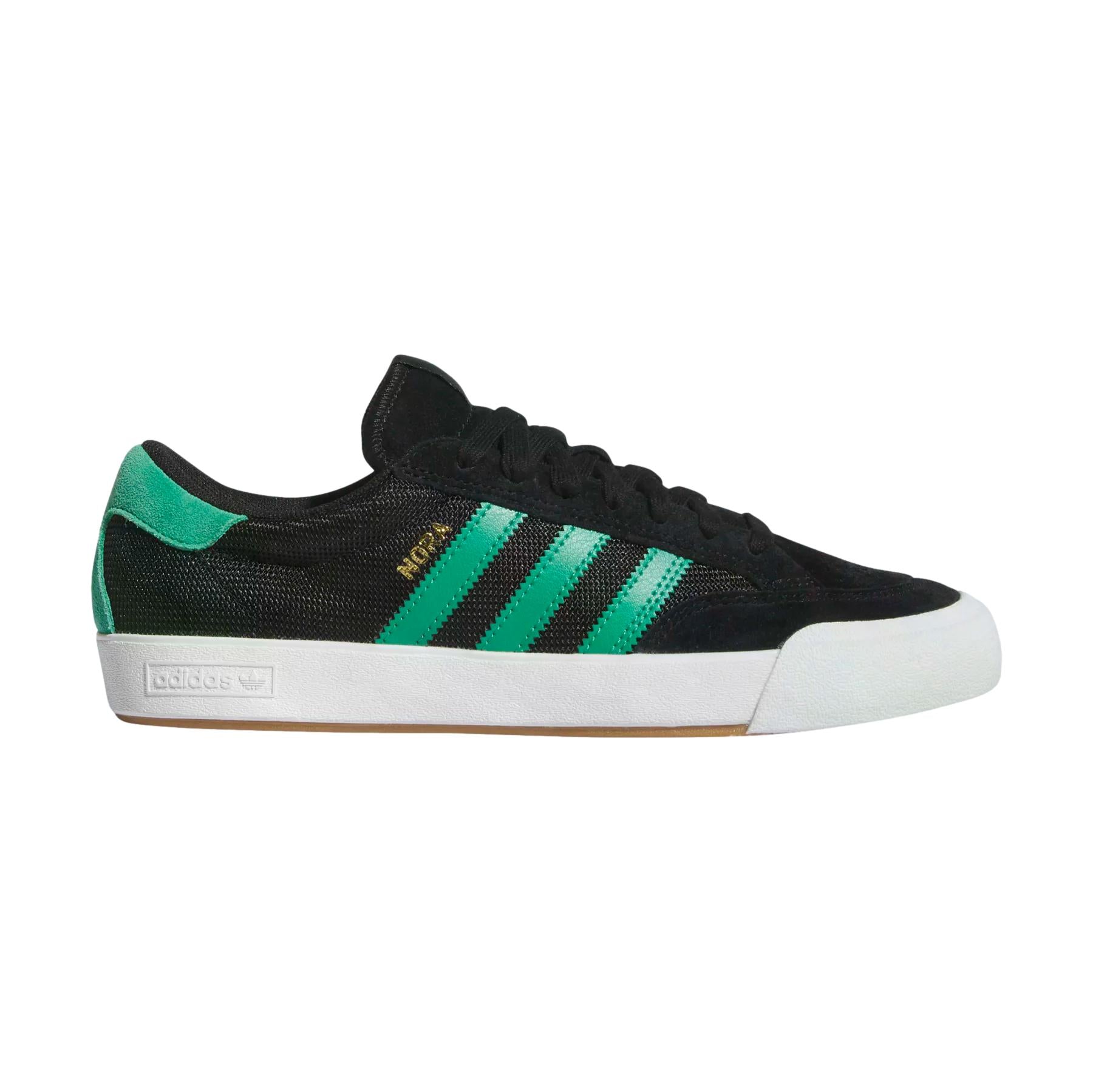 Adidas Nora Core Black/Court Green/Cloud White - Venue Skateboards