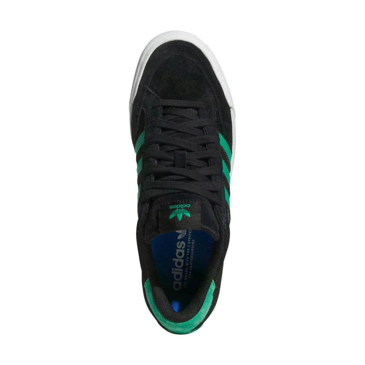 Adidas Nora Core Black/Court Green/Cloud White - Venue Skateboards