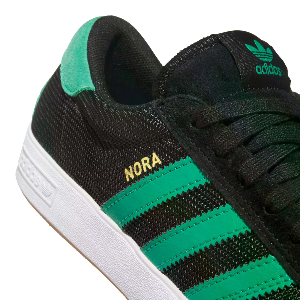 Adidas Nora Core Black/Court Green/Cloud White - Venue Skateboards