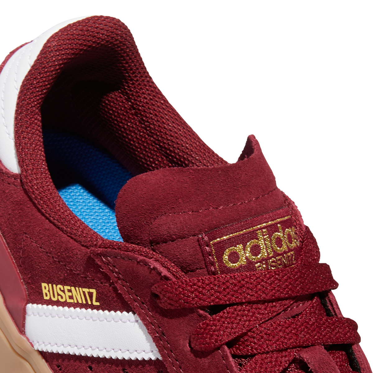 Adidas Busenitz Vulc II  Burgundy/White/Gold - Venue Skateboards