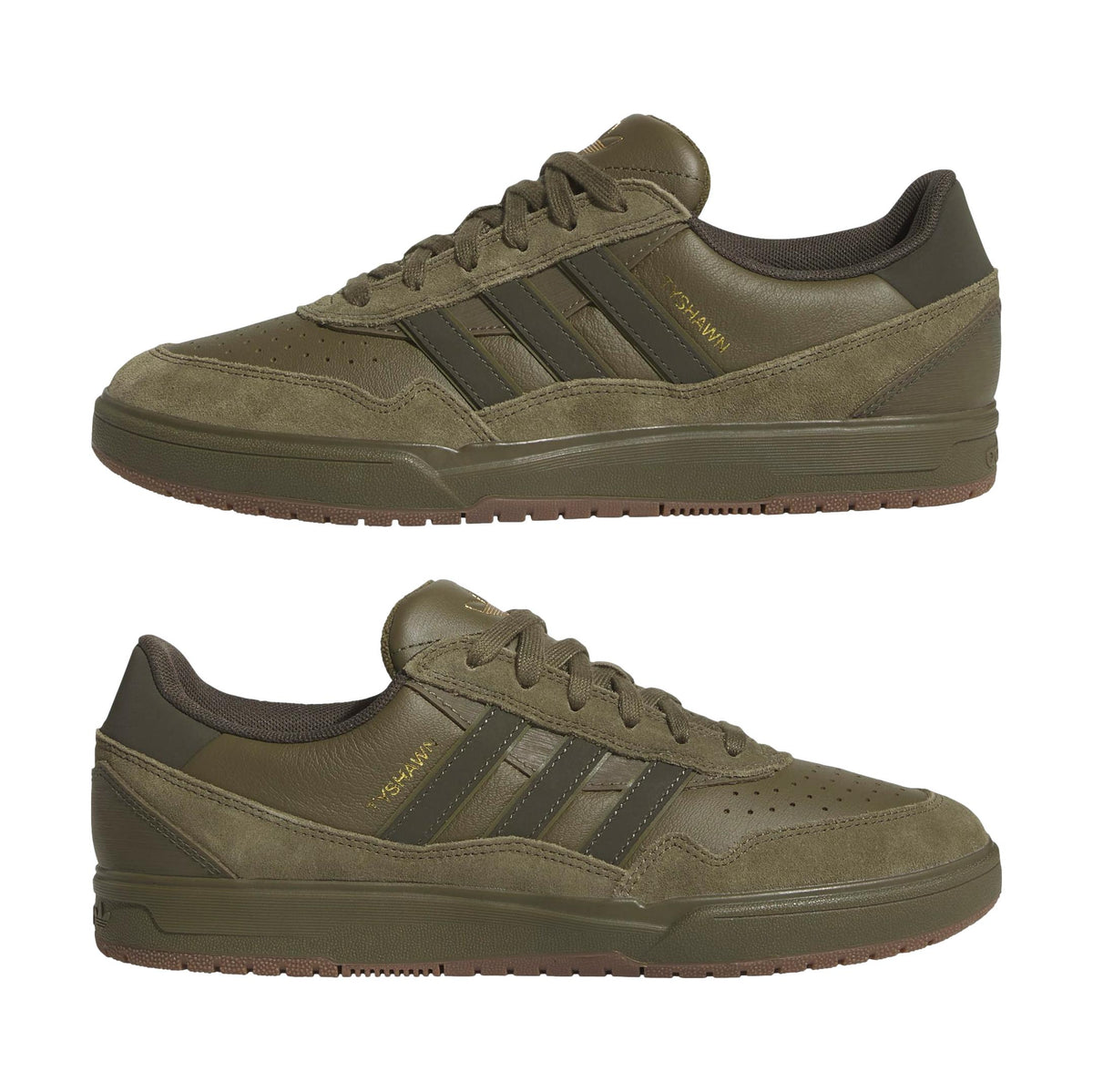 Adidas Tyshawn II Olive Strata/Shadow Olive/Gum - Venue Skateboards