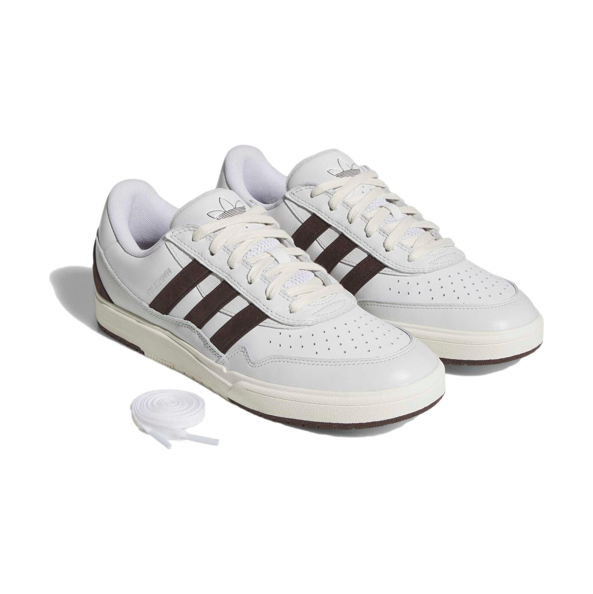 Adidas Tyshawn II X Zach Crystal White/Shadow Brown/Off White - Venue Skateboards