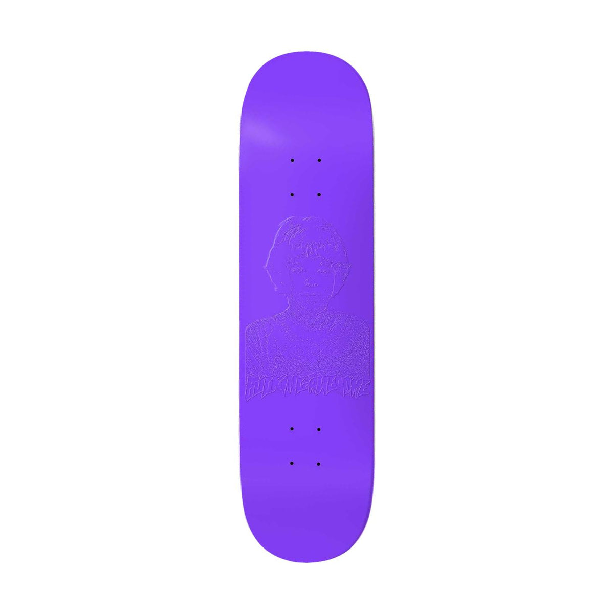 Fucking Awesome Jake Anderson Embossed Photo Purple 8.38" Deck - Venue Skateboards